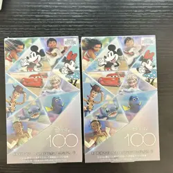 2 Boxes EPOCH Disney 100th Anniversary 2023 Premier Edition Collection Card - Image 1