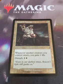 Mtg. Lunarch Veteran. Foil Retro Frame. Innistrad Remastered. Pack Fresh - Image 1