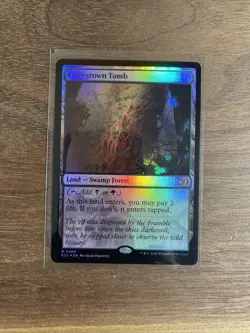 Overgrown Tomb Foil Shock Land Rare MTG ECL Near Mint - Image 1