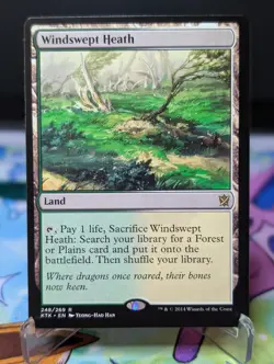 MTG Khans of Tarkir- Windswept Heath 248 Regular LP - Image 1