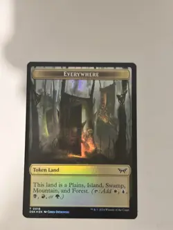 Everywhere Copy Double-Sided Token - Duskmourn House of Horror - NM Foil - Image 1