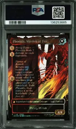 2025 MTG FF SURGE FOIL JOSHUA, PHOENIX'S DOMINANT/PHOENIX, WARDEN OF FIRE PSA 10 - Image 2