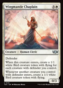Wingmantle Chaplain - #141 - CMR: Tarkir: Dragonstorm - CUC NM MTG - Image 1