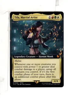 MTG SkeenAB Tifa Martial Artist BORDERLESS from FIC. NM. - Image 1