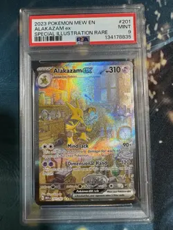 Alakazam EX Special Illustration Rare Scarlet Violet 151 Pokemon 201/165 PSA 9 - Image 1