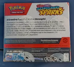 2 Pokemon Booster Boxes - Surging Sparks and Stellar Crown - English New Sealed - Image 2