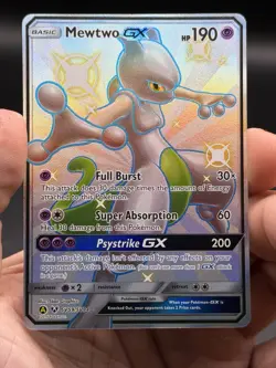 Mewtwo GX SV59/SV94 Hidden Fates: Shiny Vault Holo Rare Pokemon English NM - Image 3