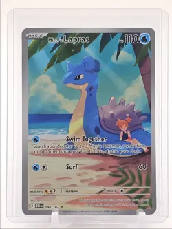 MISTY'S LAPRAS 2025 POKEMON DESTINED RIVALS ILLUSTRATION RARE 194/182 Q1134 - Image 1