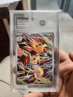 2025 Pokemon Destined Rivals Ethan's Typhlosion TAG 10 190/182 Illustration Rare - Image 1