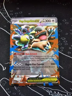 Mega Kangaskhan ex 104/132 Me01: Mega Evolution POKEMON NEAR MINT - Image 1