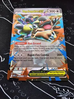 Mega Kangaskhan ex 104/132 Me01: Mega Evolution POKEMON NEAR MINT - Image 4