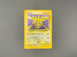 Pokemon TCG Zapdos Base Set 16/102 Holo Unlimited Holo Rare LP - Image 1