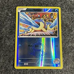 Team Aqua's Spheal 3/34 Double Crisis Reverse Holo Pokemon TCG LP - Image 1