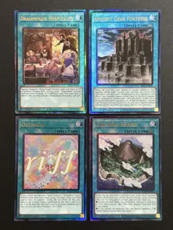 2024 YUGIOH RA02 ULTIMATE RARE DRAGONMAID HOSPITALITY NM BONUS SET - Image 1