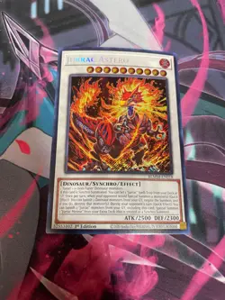 YUGIOH - JURRAC ASTERO - SECRET RARE - BLMM - 1ST ED - NM - Image 1