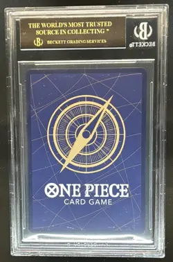 2025 One Piece Japanese Monkey D Luffy Premium #P110 BGS 10 PRISTINE Black Label - Image 2