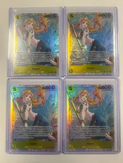 ONE PIECE NAMI EB03-053 SUPER RARE SET OF 4 (ENGLISH - YELLOW) - Image 1