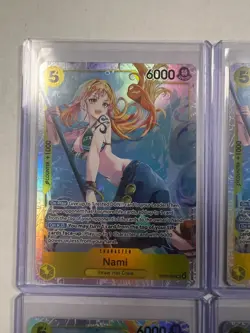 ONE PIECE NAMI EB03-053 SUPER RARE SET OF 4 (ENGLISH - YELLOW) - Image 2