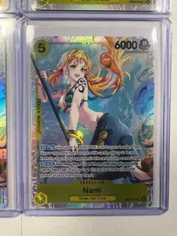 ONE PIECE NAMI EB03-053 SUPER RARE SET OF 4 (ENGLISH - YELLOW) - Image 4