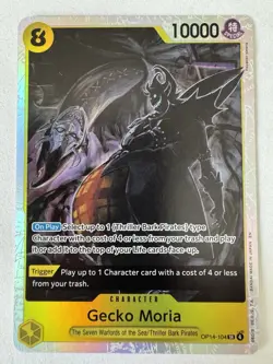 Gecko Moria - OP14-104 OP14-104 The Azure Sea's Seven Foil - Image 1