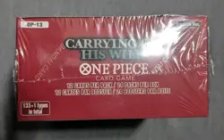 One Piece Carrying On His Will Booster Box Op-13 English New Sealed - Image 2