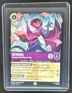 2025 Disney Lorcana Demona Scourge of the Wyvern Clan Whispers Well #55/204 - Image 1