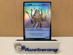 Magic: The Gathering - Foil KHM Shapeshifter // Human Warrior Token 008/003 - Image 1