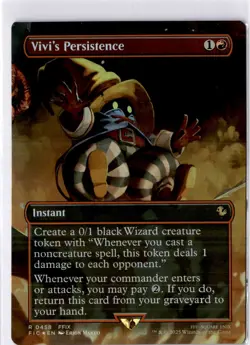 NM - Vivi's Persistence (Borderless) 458 R Commander: FINAL FANTASY - Image 1