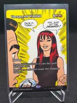 Unexpected Windfall (Borderless) NM Normal M Marvel Eternal-Legal 29 - Image 1