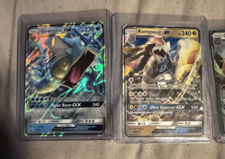 Pokemon GX Card Lot 4x – Tapu Bulu LP, Gumshoos, Gyarados, Kommo-o NM - Image 2
