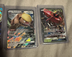 Pokemon GX Card Lot 4x – Tapu Bulu LP, Gumshoos, Gyarados, Kommo-o NM - Image 3