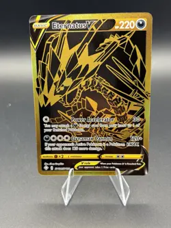 Pokemon TCG Eternatus v SV121/SV122 Shining Fates Gold Ultra Rare - Image 1