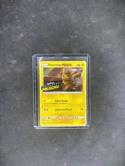 Pokemon TCG Sun & Moon Black Star DVD Promo Detective Pikachu Holo SM190 NM - Image 1