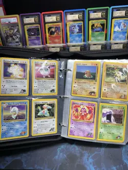 Pokemon Gym Challenge Loaded Binder Gastly Dratini Sabrina's 1st Edition TCG Lot - Image 3