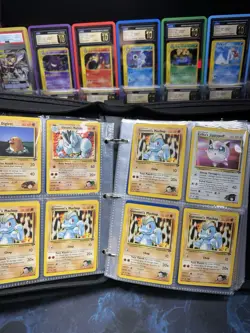 Pokemon Gym Challenge Loaded Binder Gastly Dratini Sabrina's 1st Edition TCG Lot - Image 5