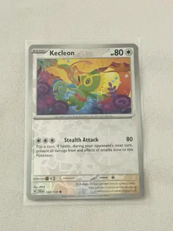 Pokemon - Kecleon - 122/159 - Reverse Holo - Journey Together - Image 1