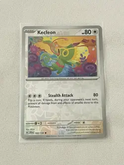 Pokemon - Kecleon - 122/159 - Reverse Holo - Journey Together - Image 2