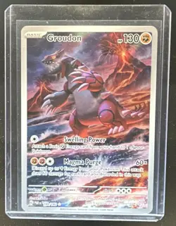 2023 Pokemon SV Paradox Rift Groudon #199/182 - Image 1