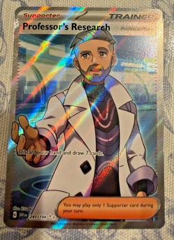 Pokemon TCG Professor's Research 241/198 SV01 Scarlet & Violet Base Set Full Art - Image 1