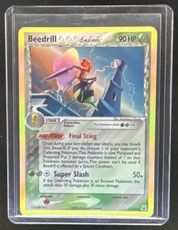 2005 Pokemon EX Delta Species Beedrill Holo #1/113 - Image 1