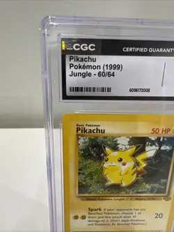 1999 Pokemon TCG Jungle Pikachu 60/64 CGC 9 MINT - Image 2