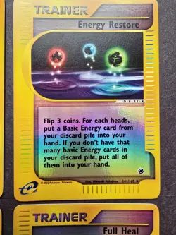 Pokemon Expedition Base Set 165 Reverse Holo Trainers 139,141,147,154 NM/Mint - Image 3