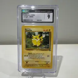 1999 Pokemon TCG Jungle Pikachu 60/64 CGC 9 MINT - Image 1
