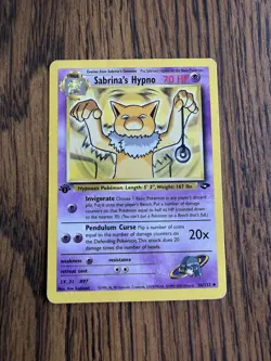 💥 Sabrina's Hypno Gym Challenge 1st Edition Non Holo # 56/132 Pokemon 2000 - Image 1