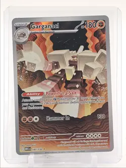 GARGANACL 2025 POKEMON MEGA EVOLUTION ILLUSTRATION RARE 147/132 Q1134 - Image 1