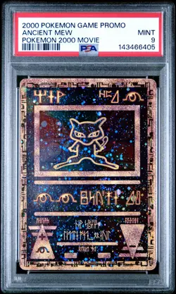 2000 POKEMON GAME MOVIE POKEMON 2000 MOVIE ANCIENT MEW PSA 9 - Image 1
