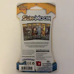 Pokemon 2017 Sun & Moon Base Set Sleeved Booster Pack (Solgaleo) - Image 2