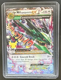 2015 Pokemon XY Roaring Skies M Rayquaza Holo #76/108 - Image 1