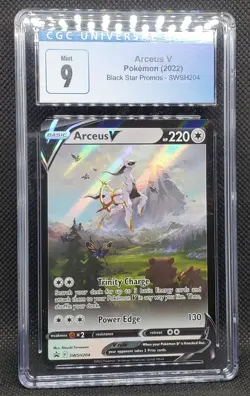 Pokemon TCG Arceus V SWSH Black Star Promo SWSH204 Holo Promo MINT 9 - Image 1