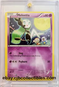 Pokemon MELOETTA BW68 Rare Black & White Promos - Played 🍒 - Image 1